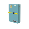 Justrite® Acid High Security Safety Cabinet, 45 gal Blue, Self-Closing